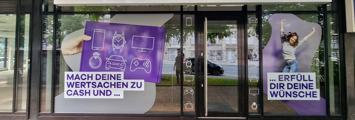 Alpha Group Folierungen - Schaufensterfolierung